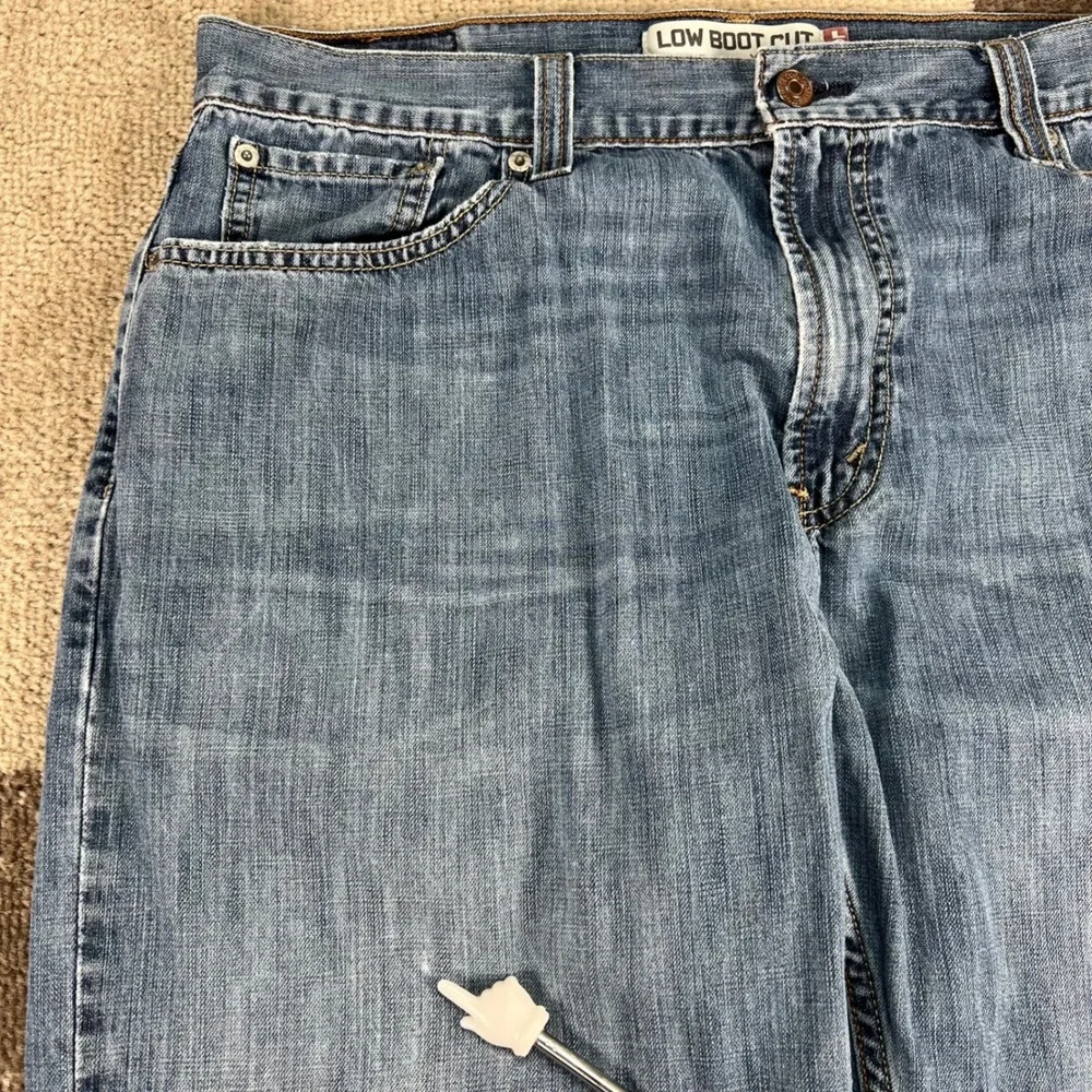 Y2K Levis 527 Low Boot Cut Jeans Mens 36X30 Blue Denim Medium Wash Pants